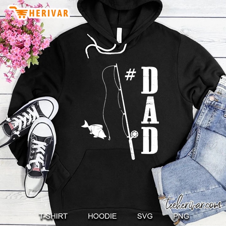 mens 1 dad fishing daddy fathers day idea Hoodie