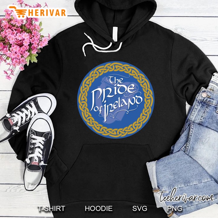 pride of ireland logo (blue) Hoodie
