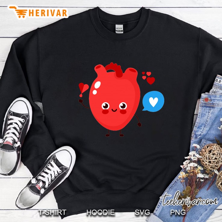 red heart Sweatshirt