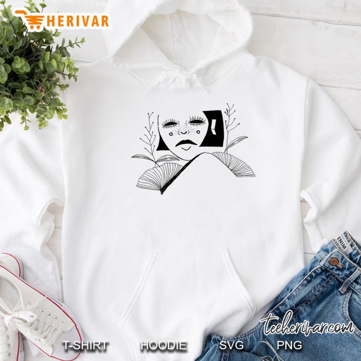 Chinese Floral Girl Hoodie