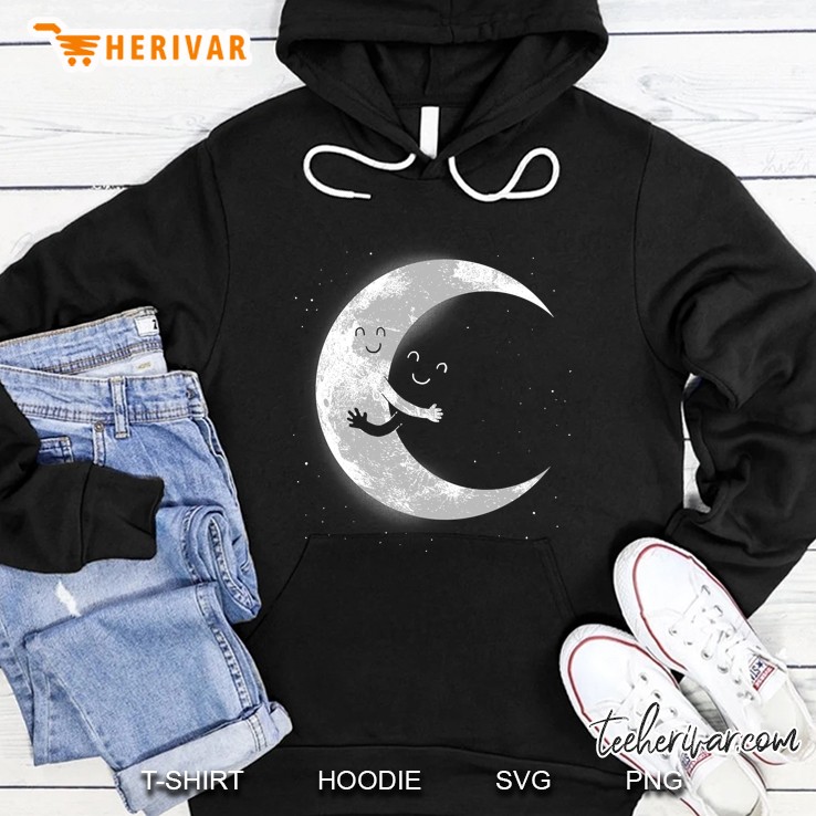 moon hug Hoodie