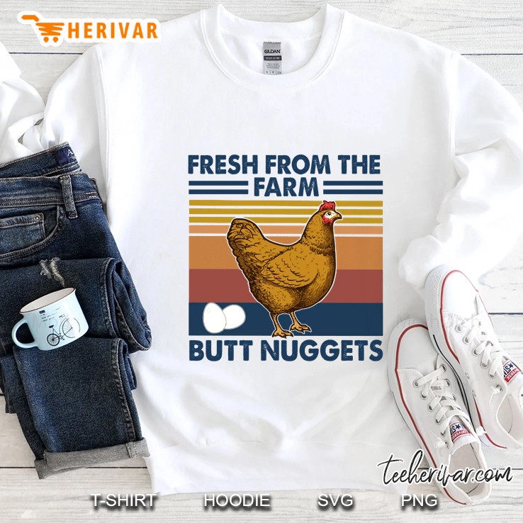 Fresh From The Farm Butt Nuggets Chicken Version Sweatshirt