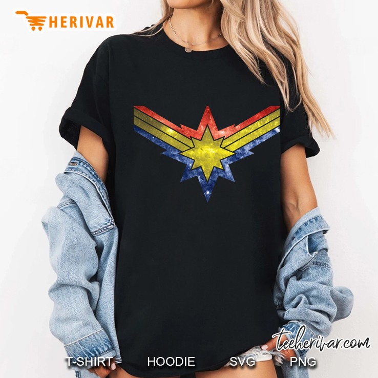 Punch Holes In The Sky Classic Captain Marvel Ladies Tee