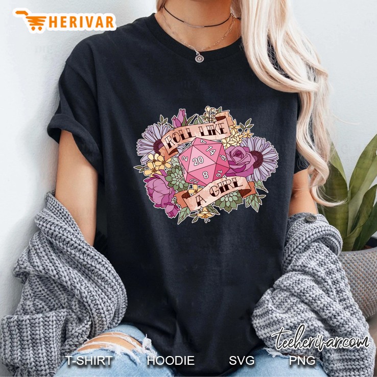 Roll Like A Girl Classic Ladies Tee