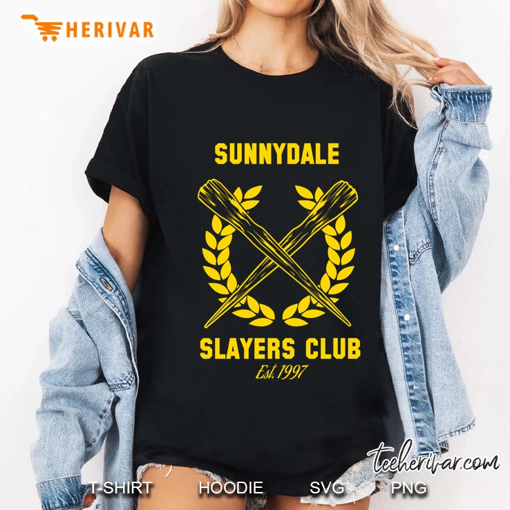 sunnydale slayers club slim fit Ladies Tee