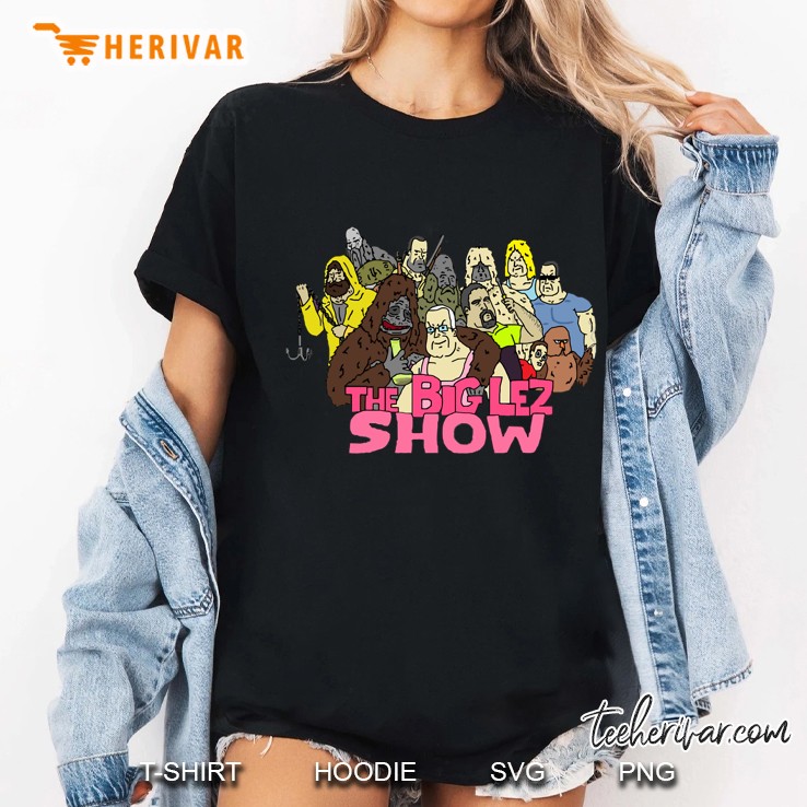 the big lez show slim fit Ladies Tee