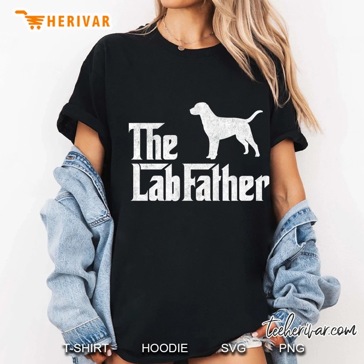 the lab father labrador retriever dad gift classic Ladies Tee