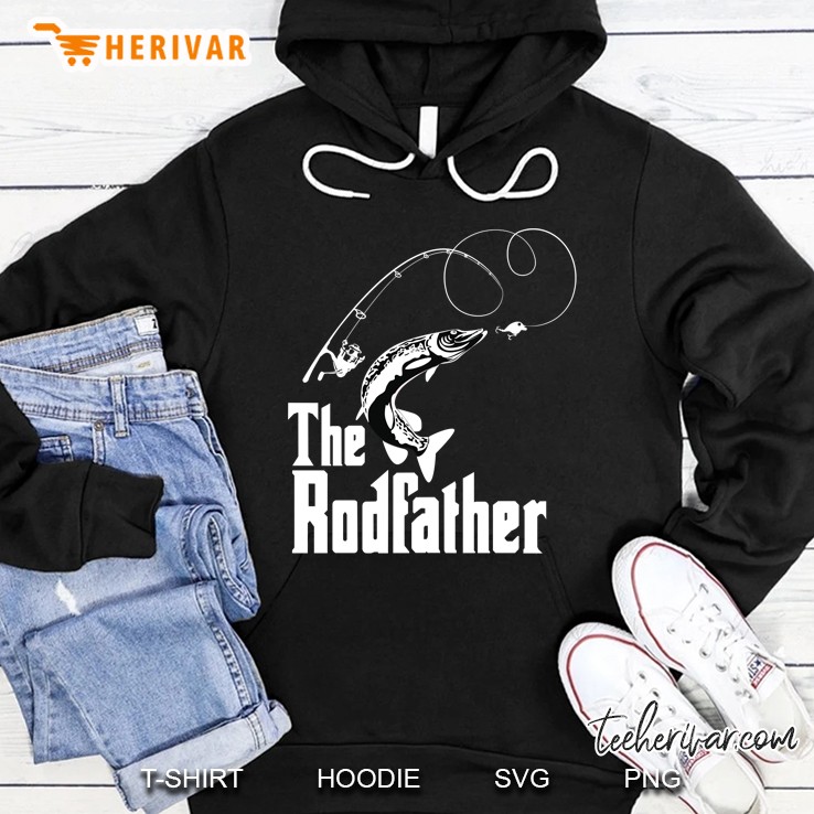 the rodfather fishing slim fit Hoodie