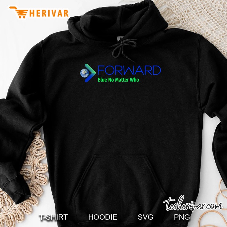blue no matter who forward Hoodie