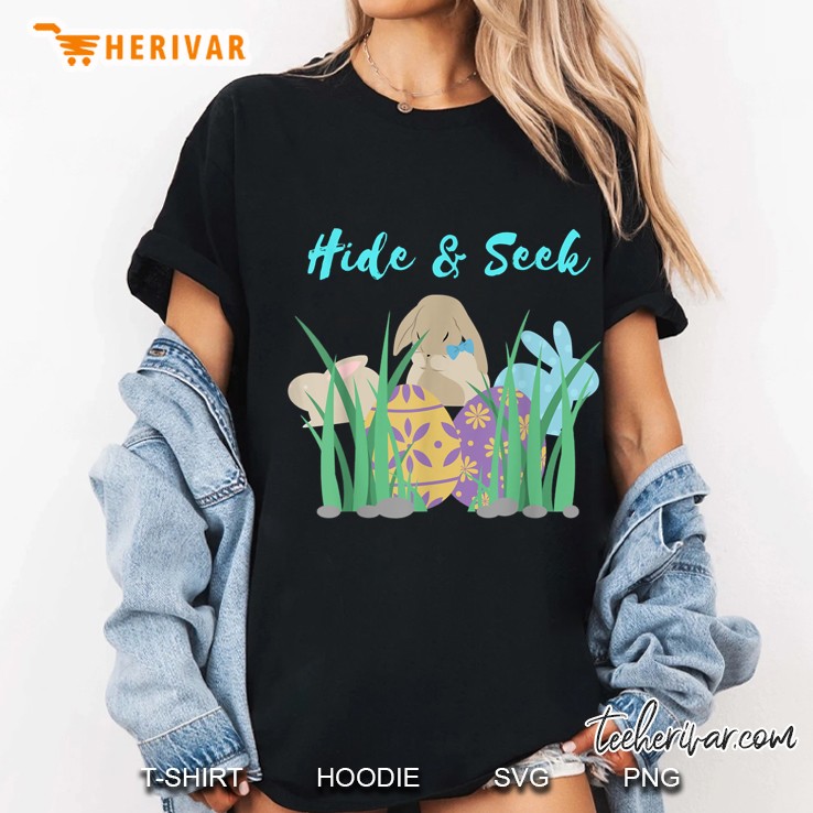 funny easter or bunny hide seek great gift for all ages tshirt Ladies Tee