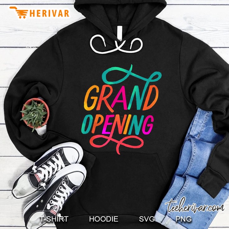 grand opening rainbowcolor Hoodie