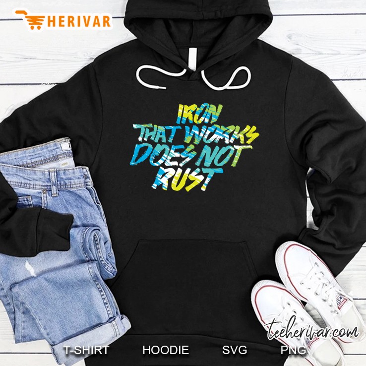 iron that works does not rust Hoodie