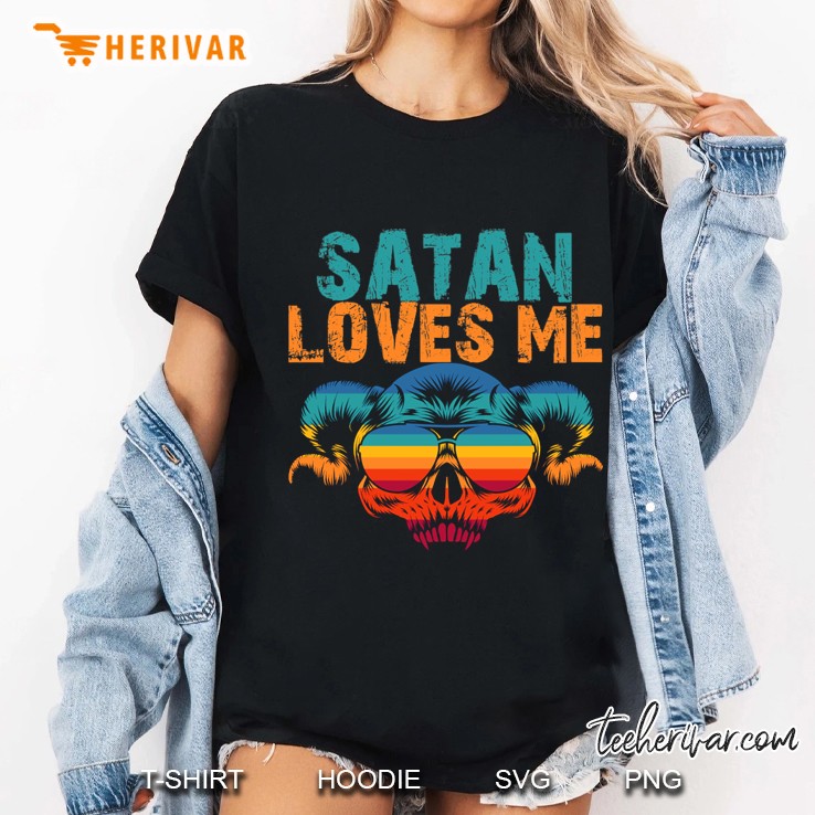 satan loves me Ladies Tee