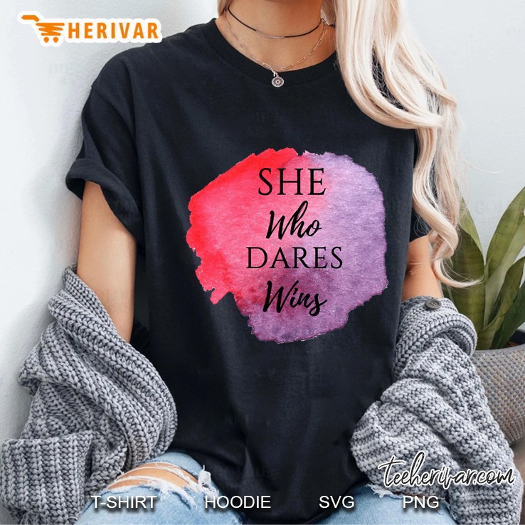 she dares Ladies Tee