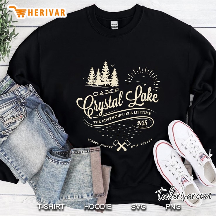 camp crystal lake slim fit Sweatshirt