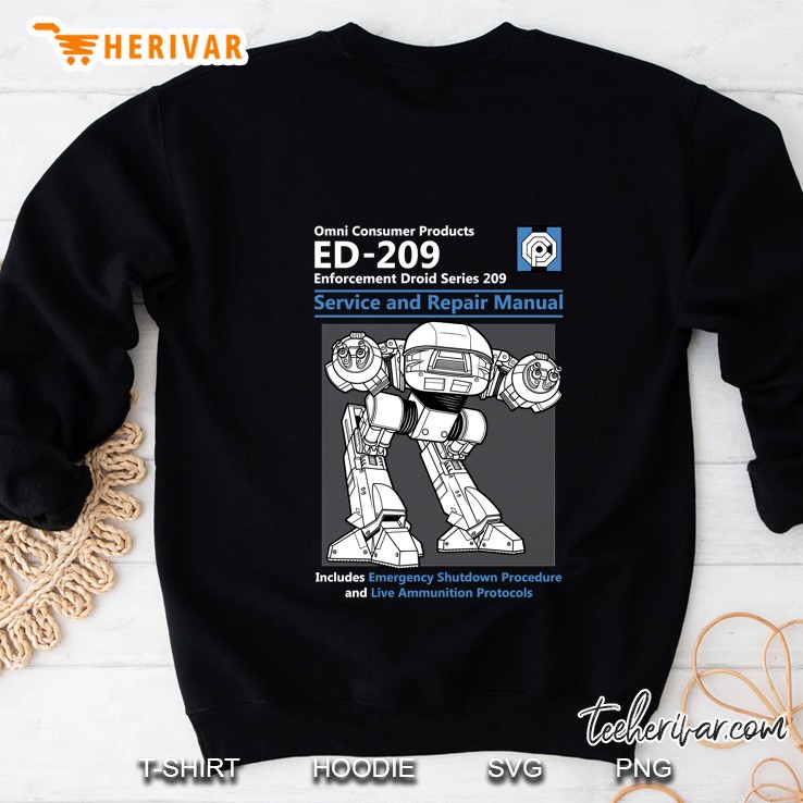 ed-209 service and repair manual slim fit Mugs