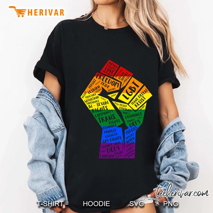 national march of pride fist slim fit Ladies Tee