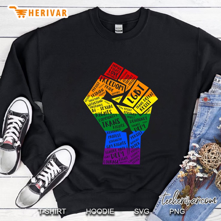 national march of pride fist slim fit Sweatshirt