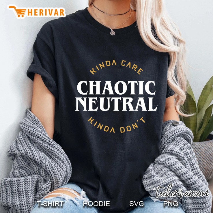 nerdy retro chaotic neutral meme story teller quotes slim fit Ladies Tee