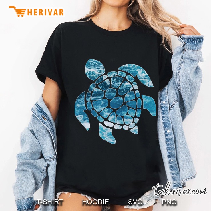 ocean sea turtle classic Ladies Tee