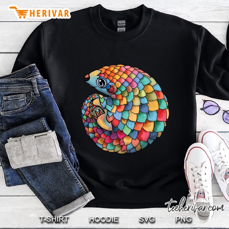 rainbow pangolin classic Sweatshirt
