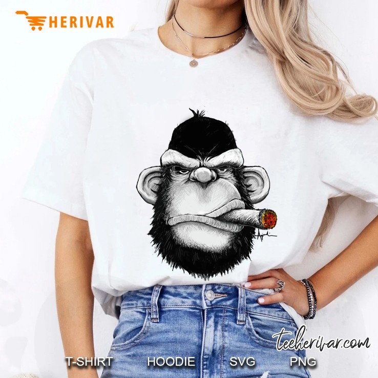 cigar monkey Ladies Tee