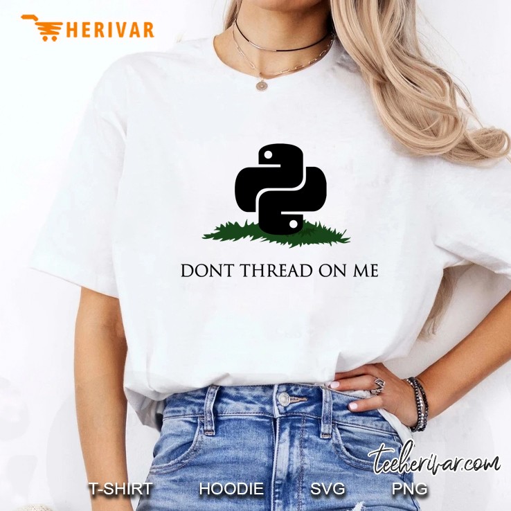 python snek - don't thread on me Hoodie