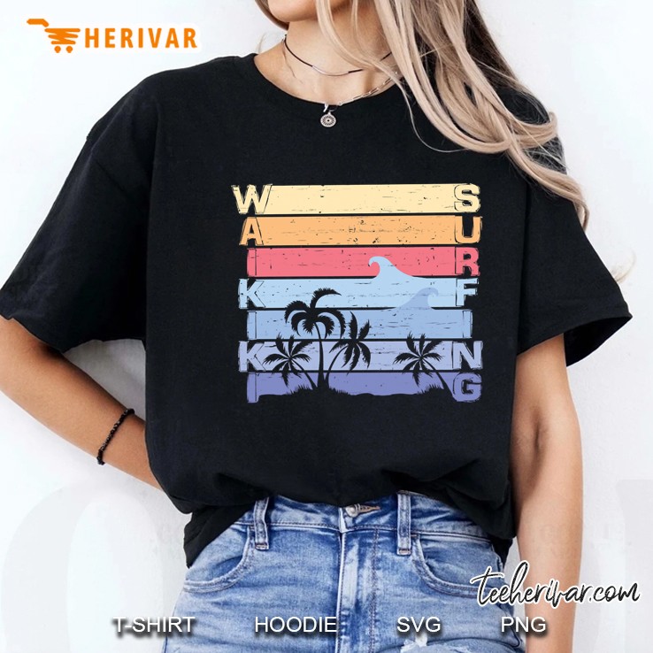waikiki surfing beach Ladies Tee