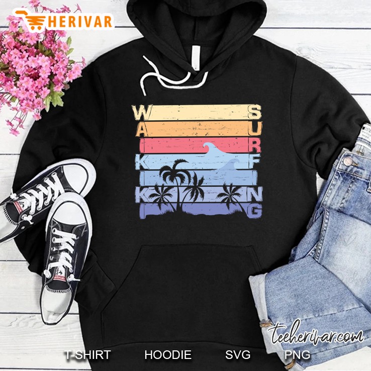 waikiki surfing beach Hoodie