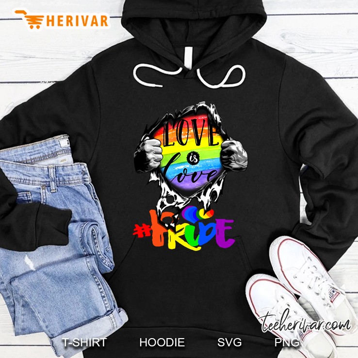 Love Is Love #Pride Rainbow Version Hoodie