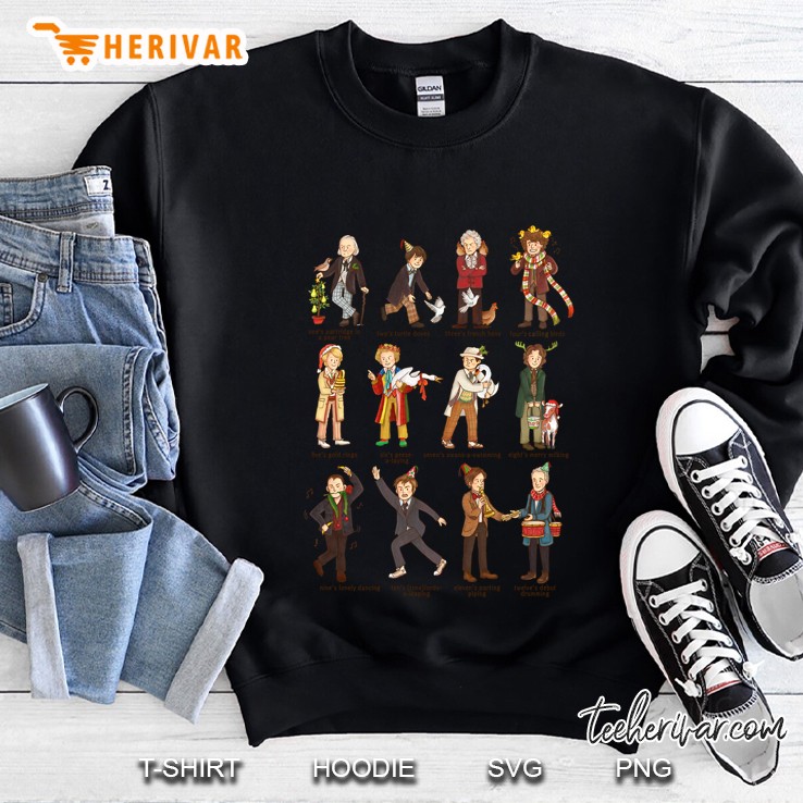 the twelve doctors of christmas classic Sweatshirt