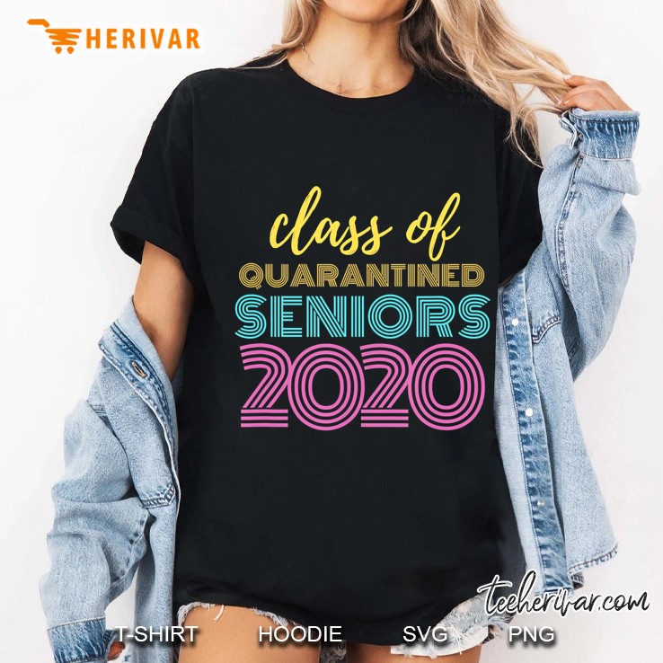 class of 2020 quarantined seniors flu virus quarantine grad Ladies Tee