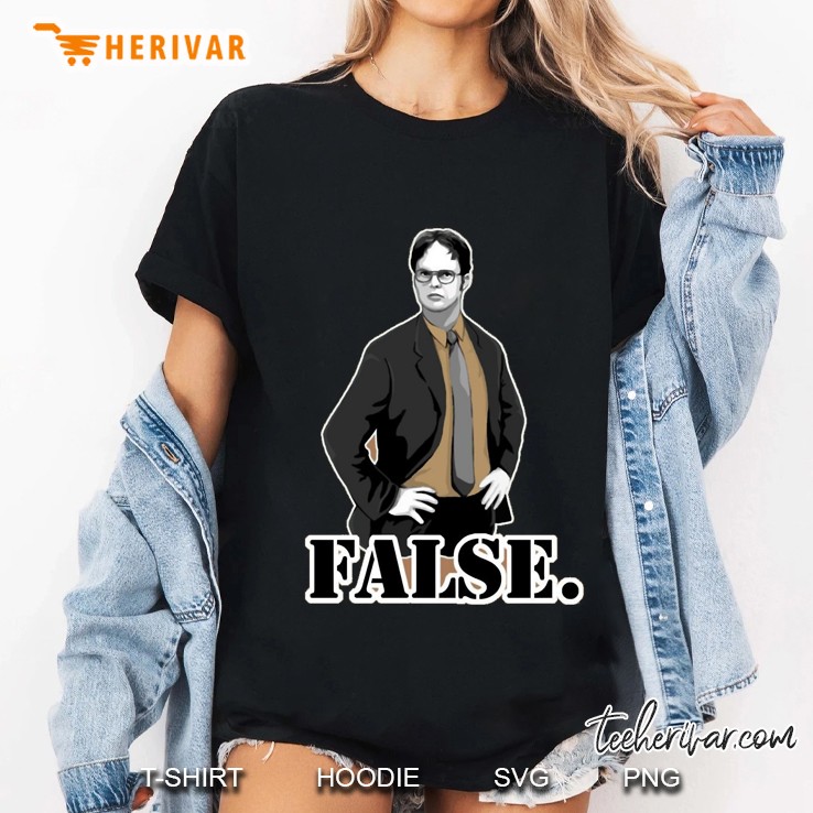false. (dwight) Ladies Tee