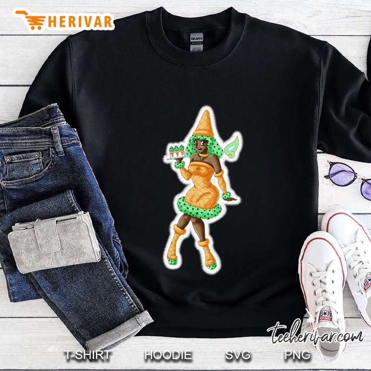mint choc chip ice cream - sweet fairies Sweatshirt