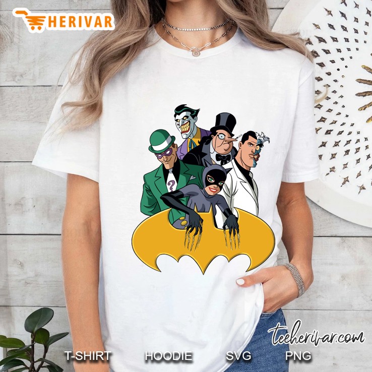 Bat Villains 1 Btas Version Ladies Tee