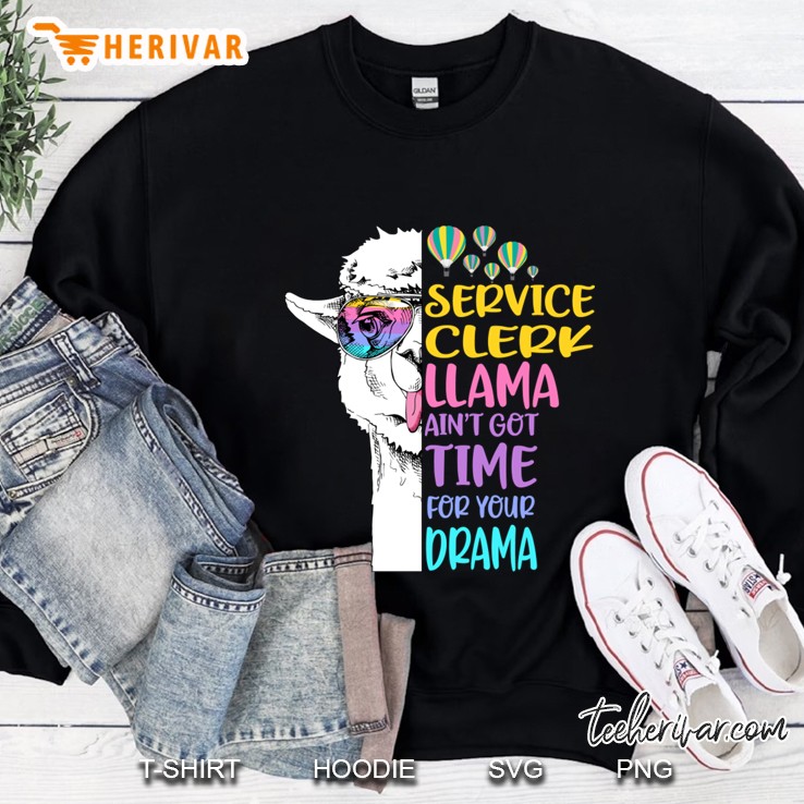 Service Clerk Llama Sweatshirt