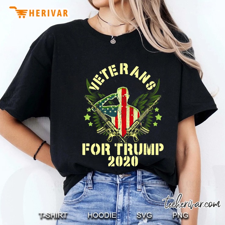 Veterans For Trump 2020 Military Republican Supporters Hoodie