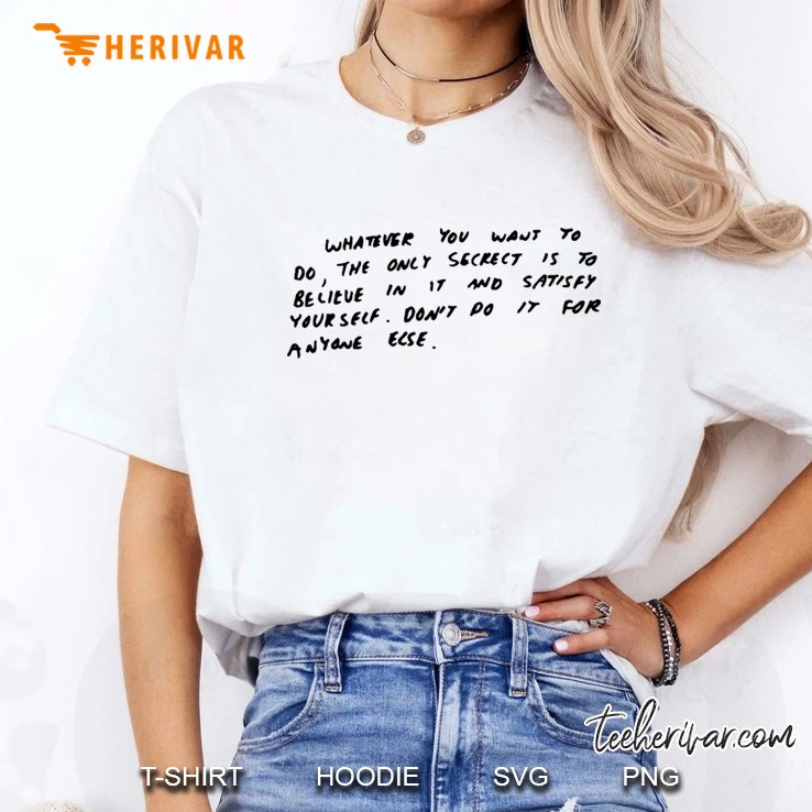 Do It For Yourself (Double Sided) Ladies Tee