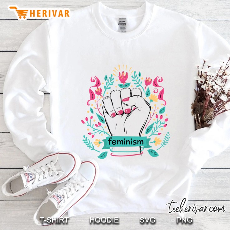 Modern Hand Drawn Feminism Concept Sweatshirt