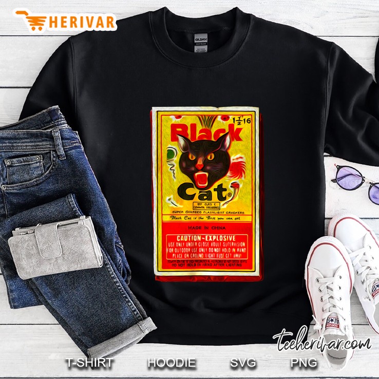 Black Cat Fireworks Sweatshirt