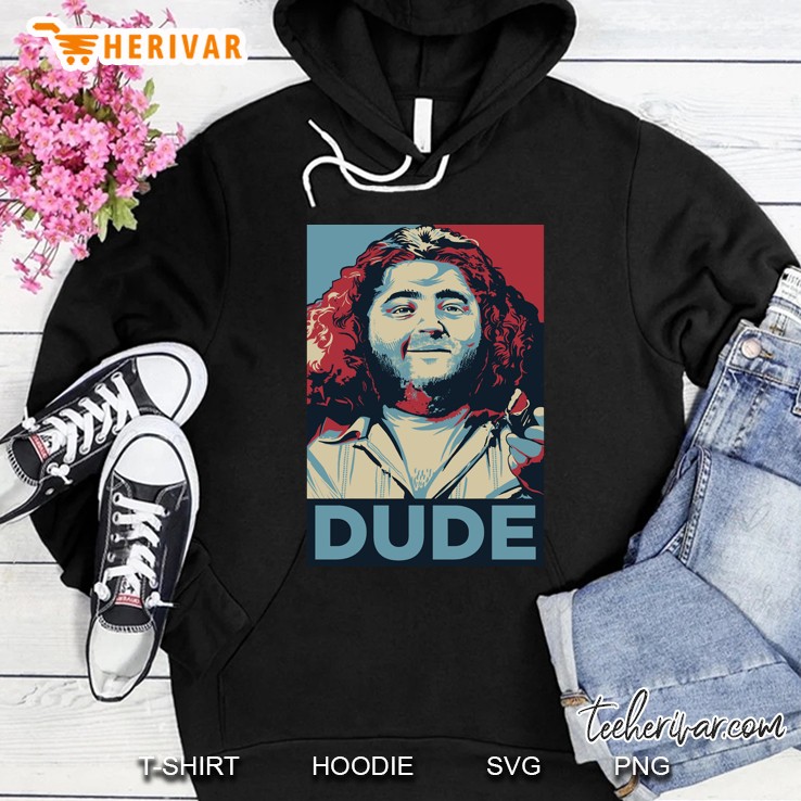 Dude, It´s Hurley Reyes From The Tv Show Lost Slim Fit Hoodie