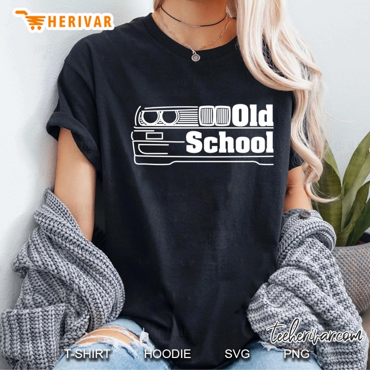 E30 Old School White Classic Ladies Tee