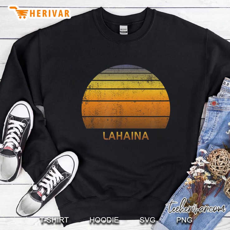Retro Lahaina Maui Hawaii Sweatshirt