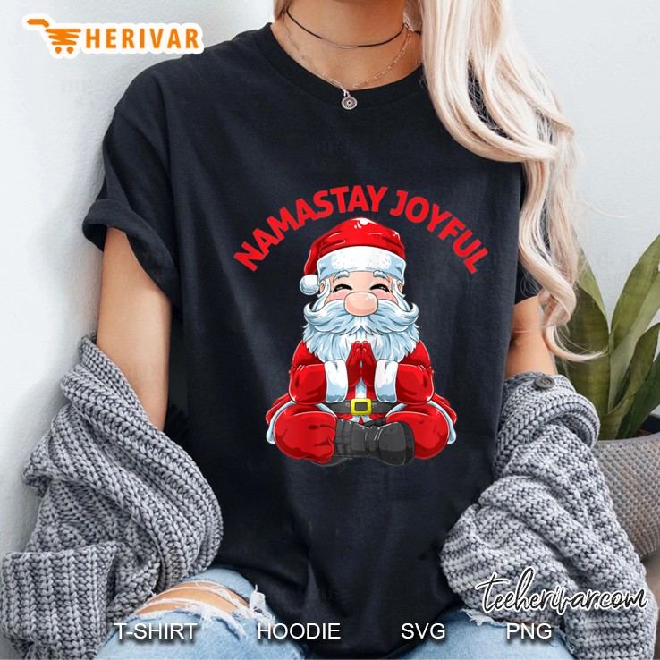 Funny Meditating Namaste Santa Christmas Yoga Hoodie