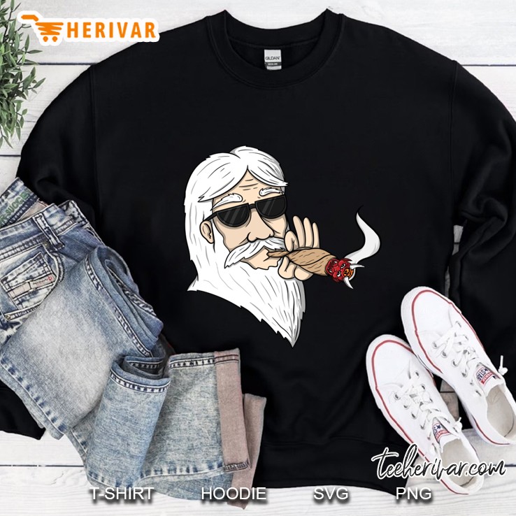 God Smoking A Devil Joint Sweatshirt