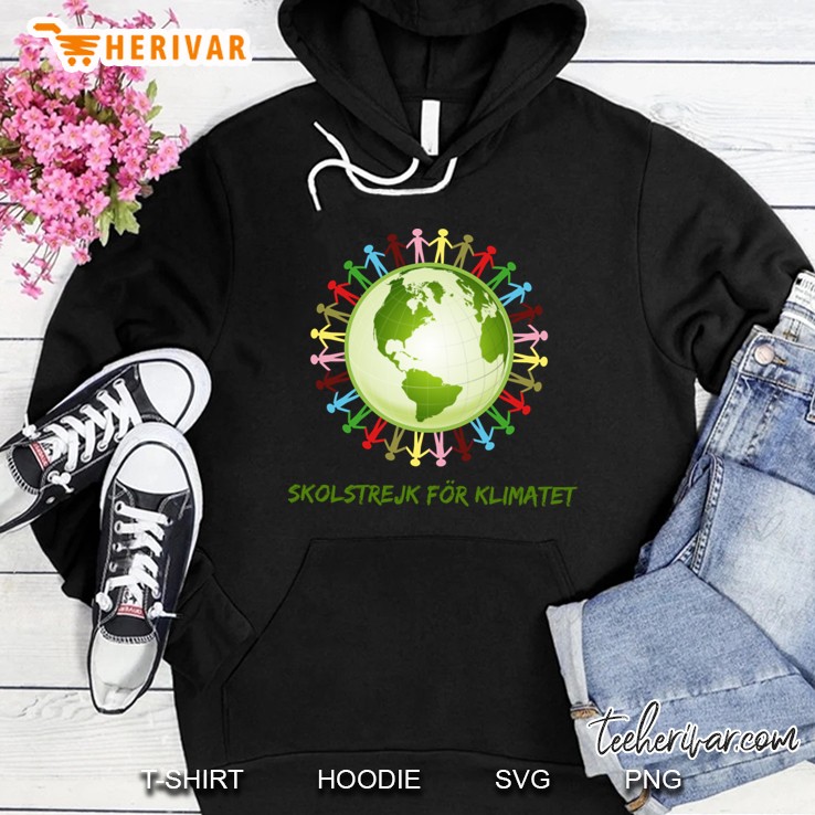 Skolstrejk För Klimatet Hoodie