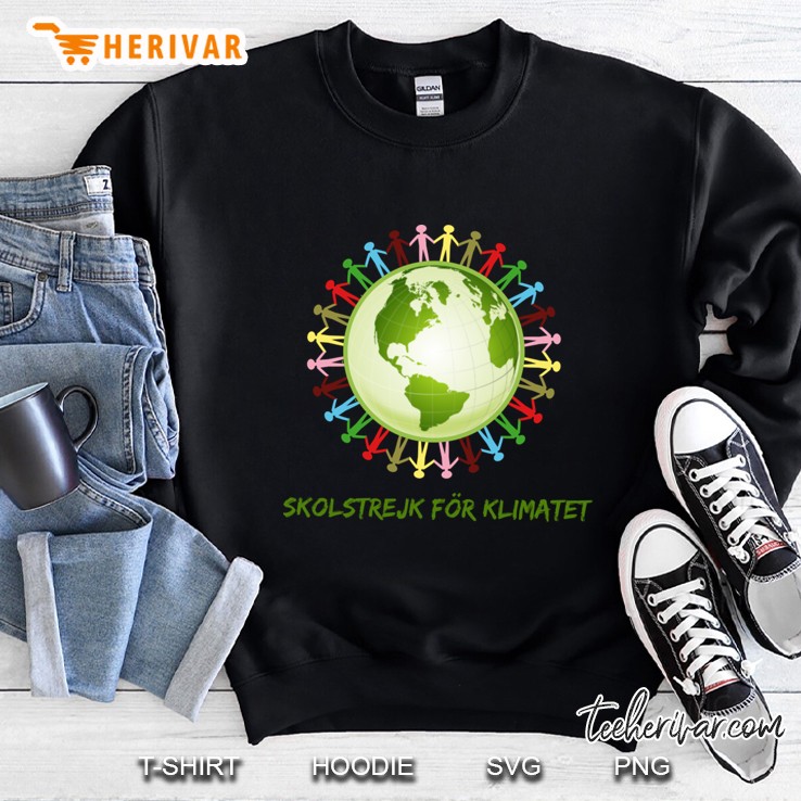Skolstrejk För Klimatet Sweatshirt