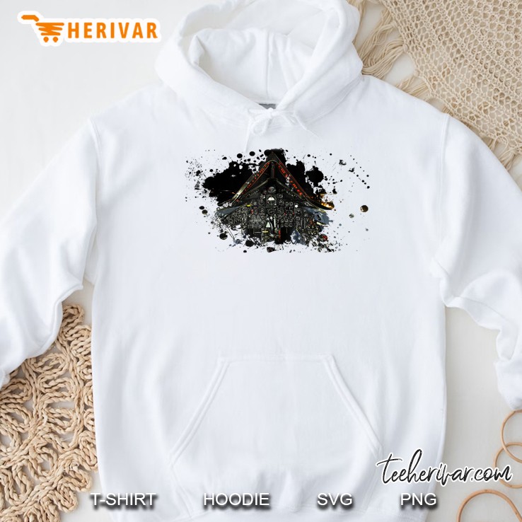 Sr-71 Cockpit Splatter Hoodie