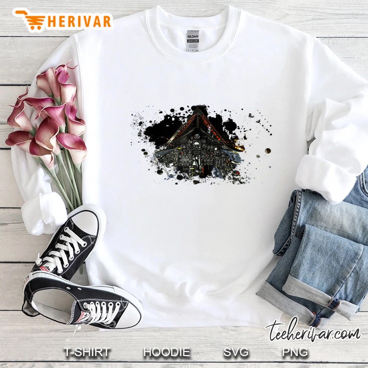 Sr-71 Cockpit Splatter Sweatshirt