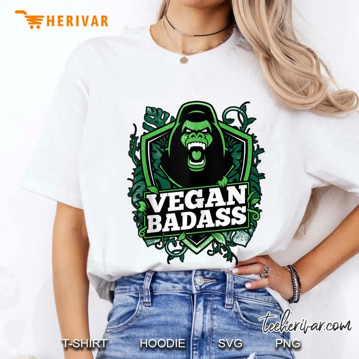Vegan Badass Fitness Gorilla Bodybuilding Beast Gift Tank Top Ladies Tee